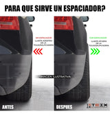 KIT ESPACIADORES PARA Ford Ranger 84-2011/ Ford Explorer 90-2010/ Ford Explorer Sport Track 2001-2010/ Jeep Cherokee XJ 84-2001/ Jeep Wangler YJ 87-95/ Jeep Wangler TJ 97-2006/ Dodge Nitro 2007-2012/ 2"  5/114.3 LLANTA CB 71.5MM 1/2"X20