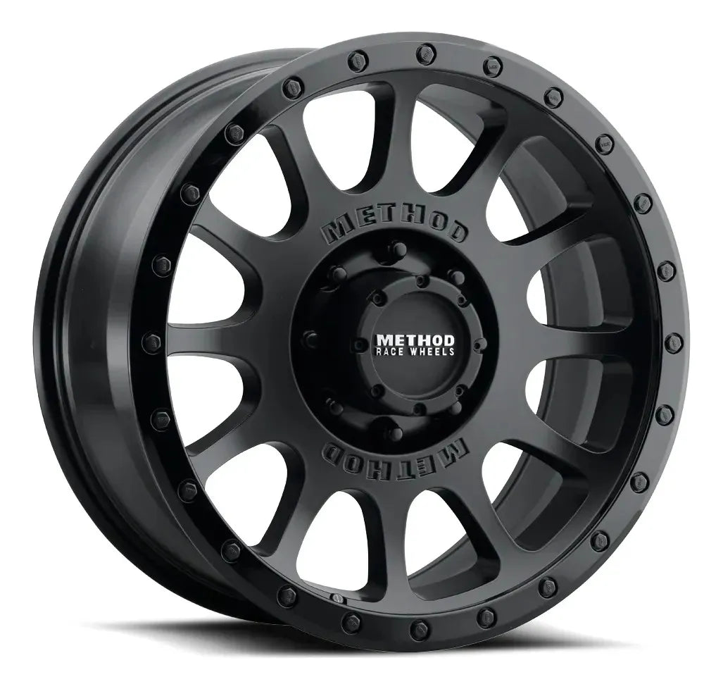 Rin Method Matte Black 17x8.5 6/139 Para Siverado 2500 00-18
