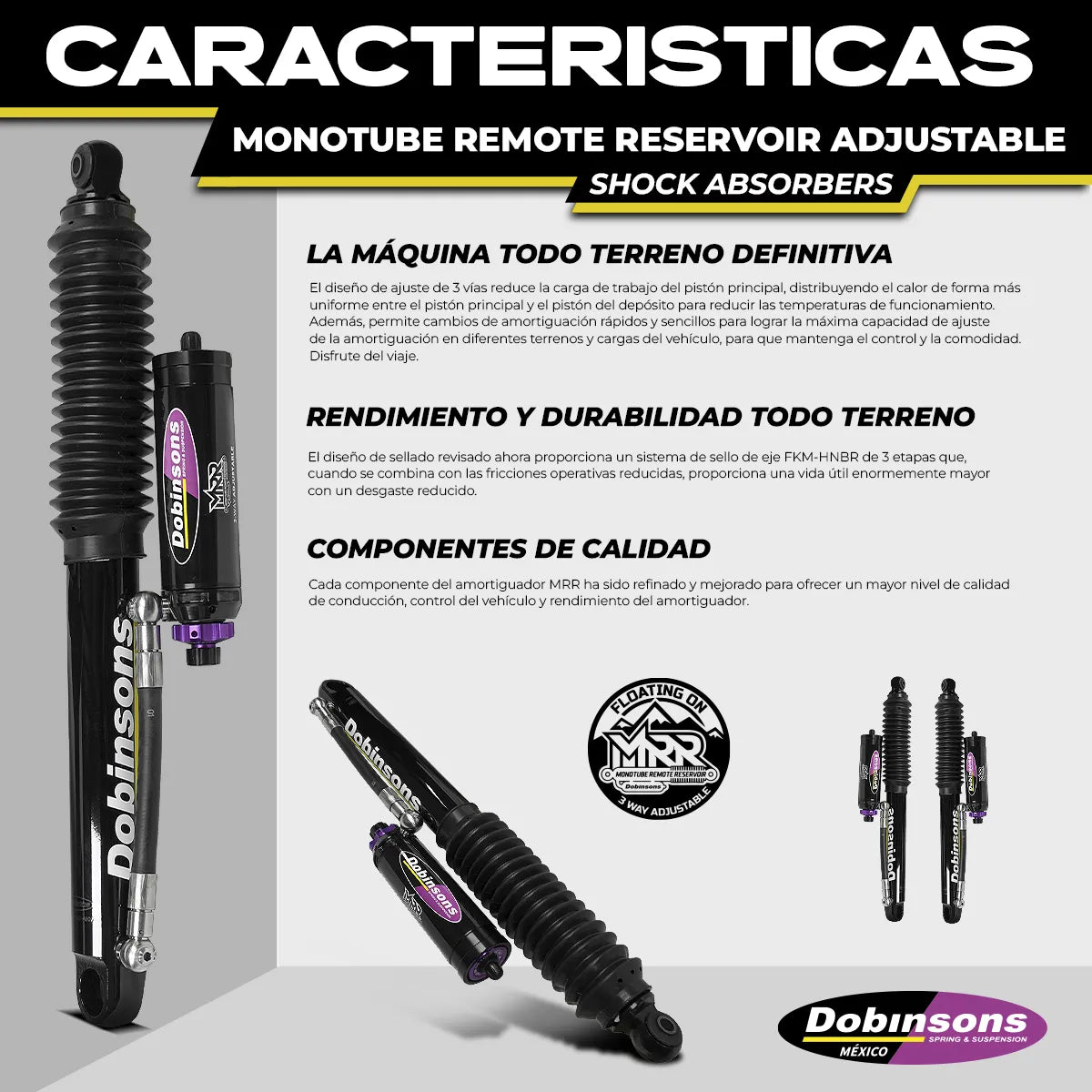 Amortiguador Trasero Dobinsons Mra Mitsubishi L200 2024