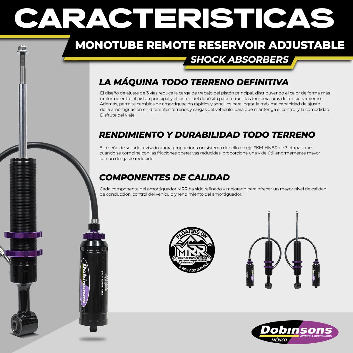 Amortiguador Delantero Dobinsons Mra Mitsubishi L200 2024+