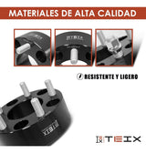 Kit Espaciadores Chevrolet C1500 1981-1999/ GMC SIERRA 1988-1998 C10 1981-1999 5bi 2 PuLG 5/127