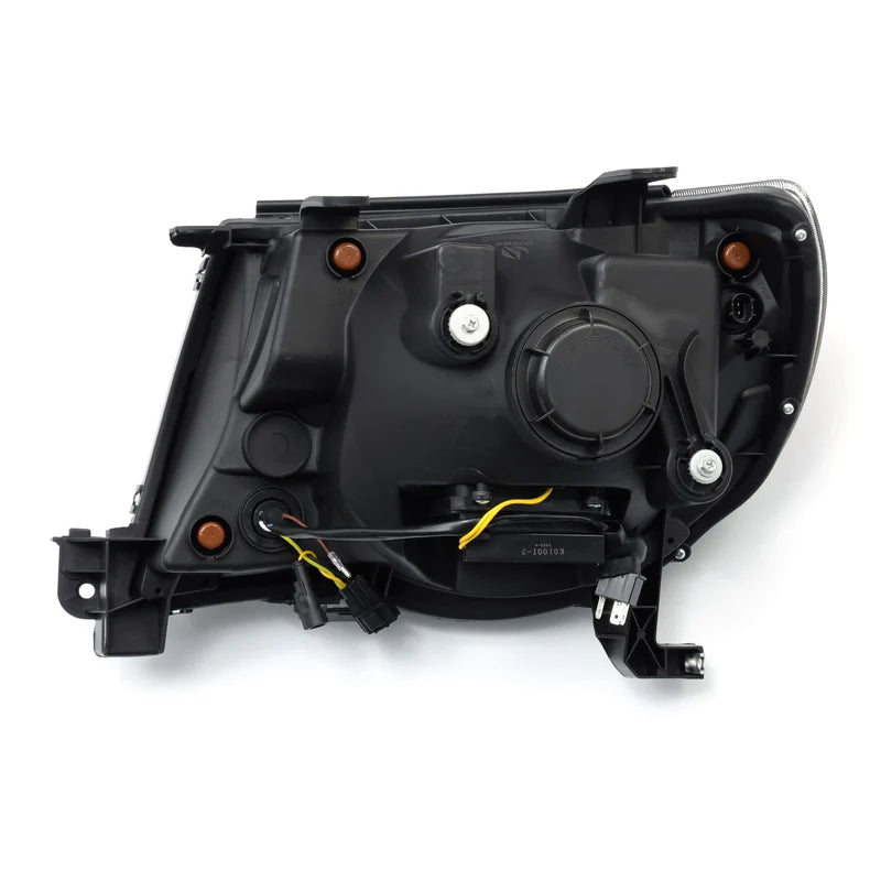 Faros delanteros LED con proyector, color negro, para Toyota Tacoma Serie LUXX 05-11