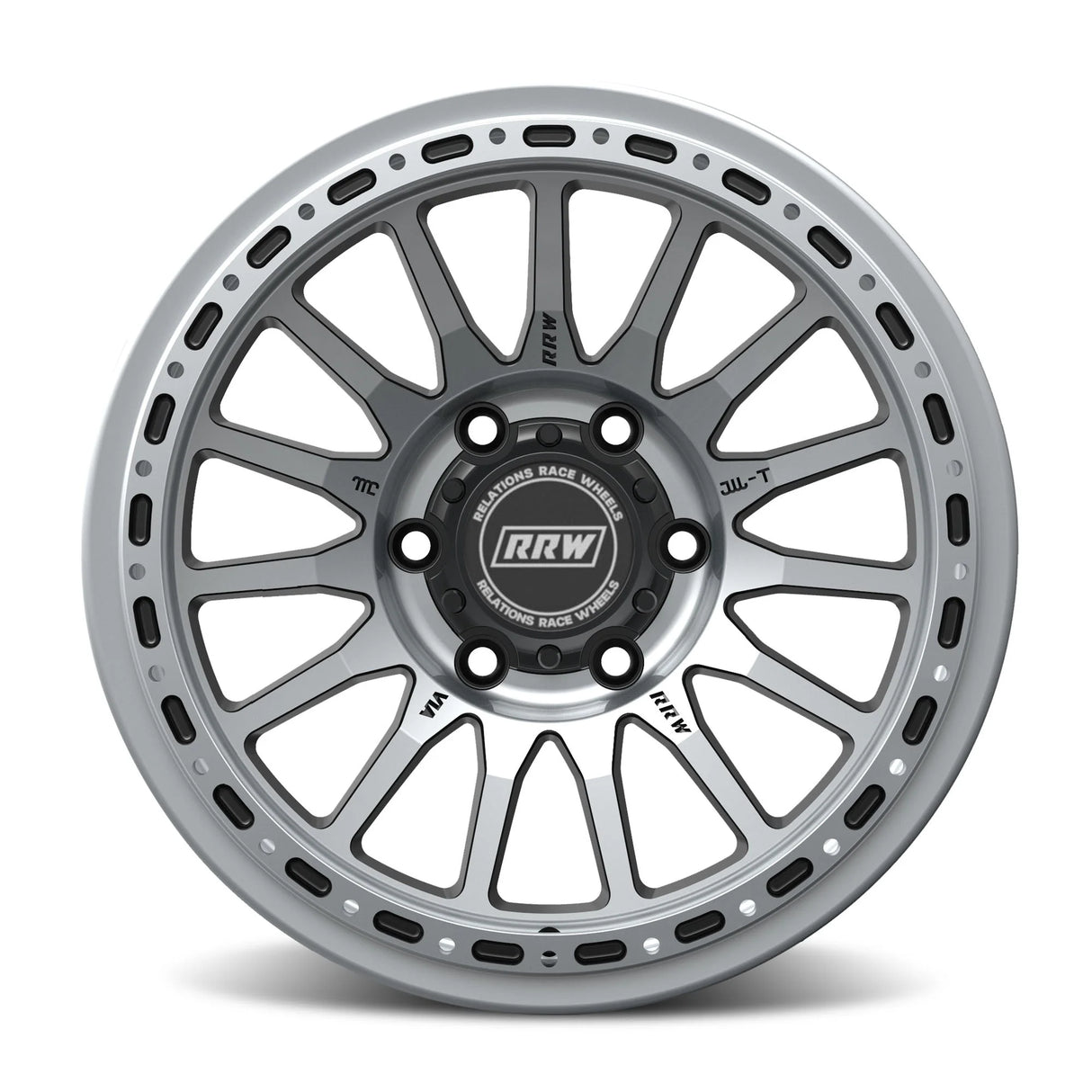 RINES RRW RR7-H 17X8.5 6X5.5 OFFSET -12 MATTE GUNMETAL