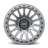 RINES RRW RR7-H 17X8.5 6X5.5 OFFSET -12 MATTE GUNMETAL