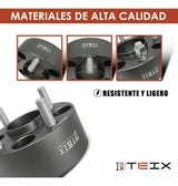 Espaciador Teix Gris 4x130 78.6mm 14x1.5 2 Ceja Vocho 80-03