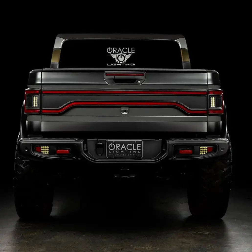 LUZ LED TAPA TRASERA RACETRACK ORACLE PARA JEEP GLADIADOR 2020 - 2023