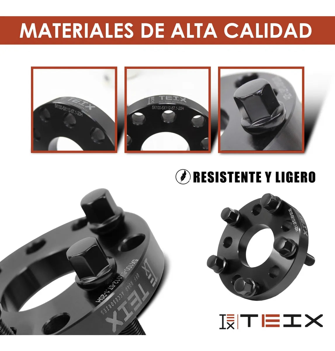 Kit Espaciadores 5/100 5/112 Cb57.1 20mm Vw Audi Seat Llanta