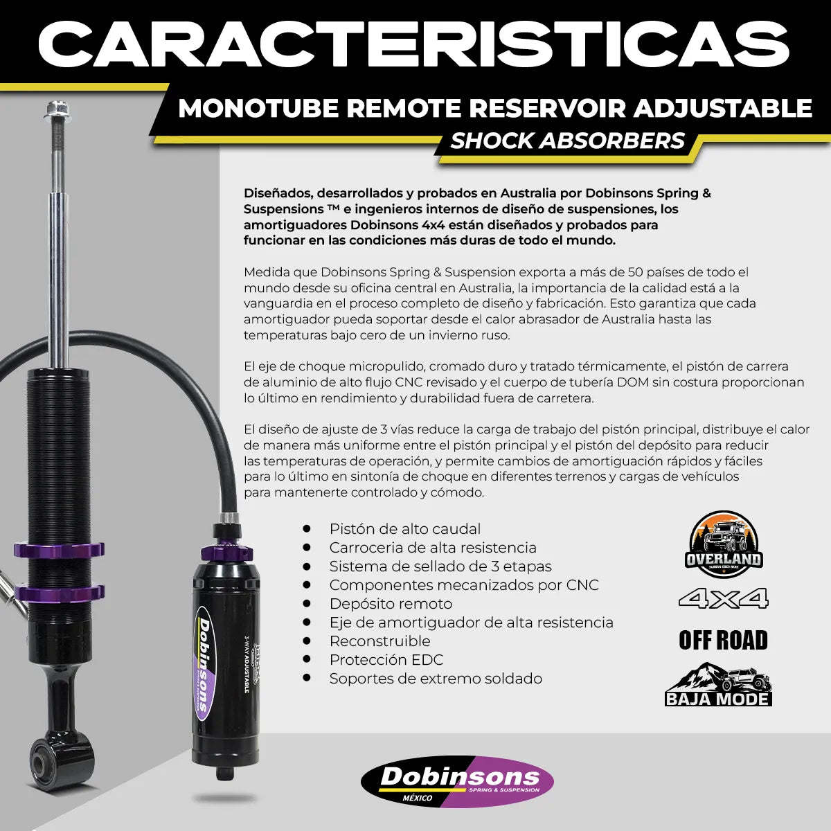 Amortiguador Delantero Dobinsons Mra Mitsubishi L200 2024+