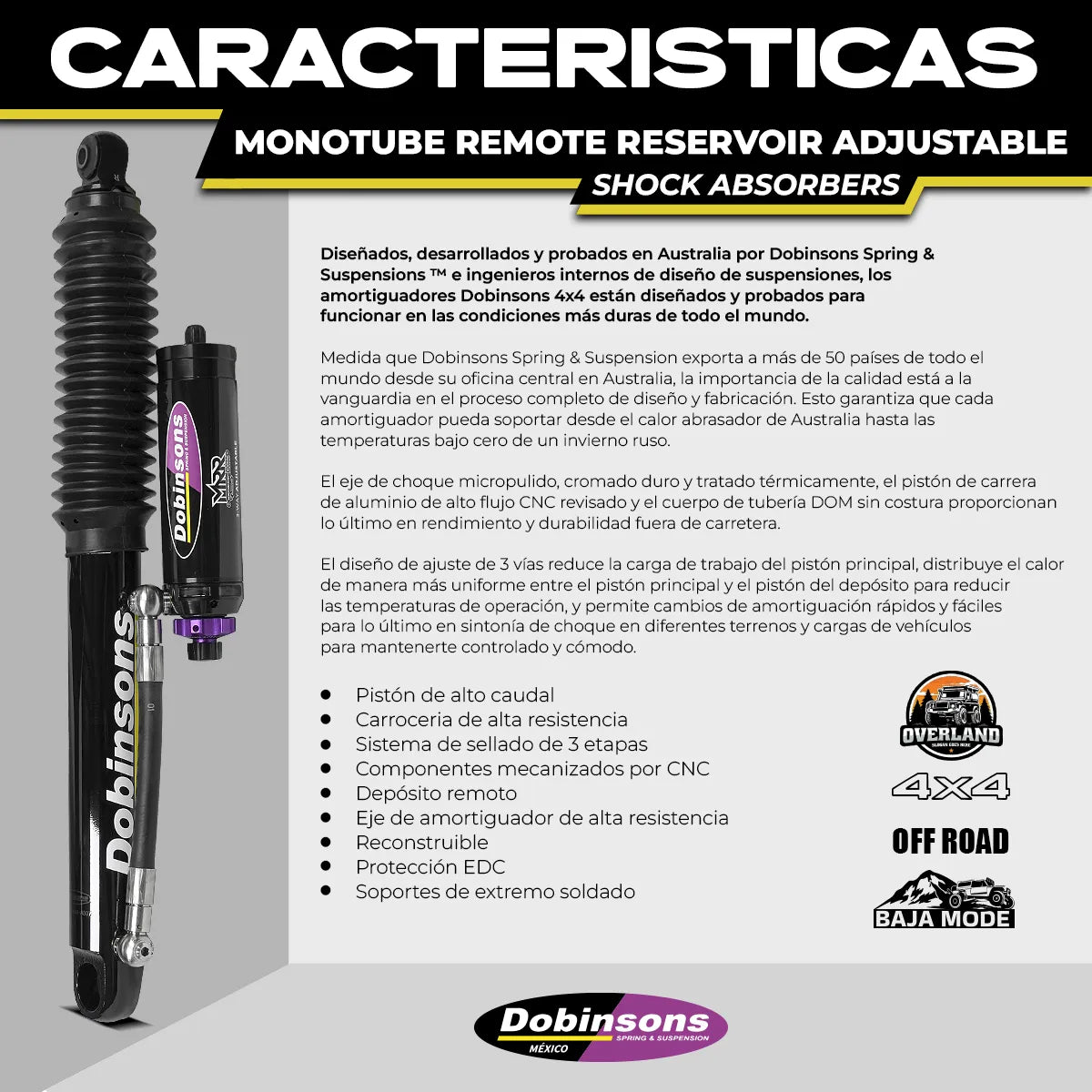 Amortiguador Trasero Dobinsons Mra Mitsubishi L200 2024