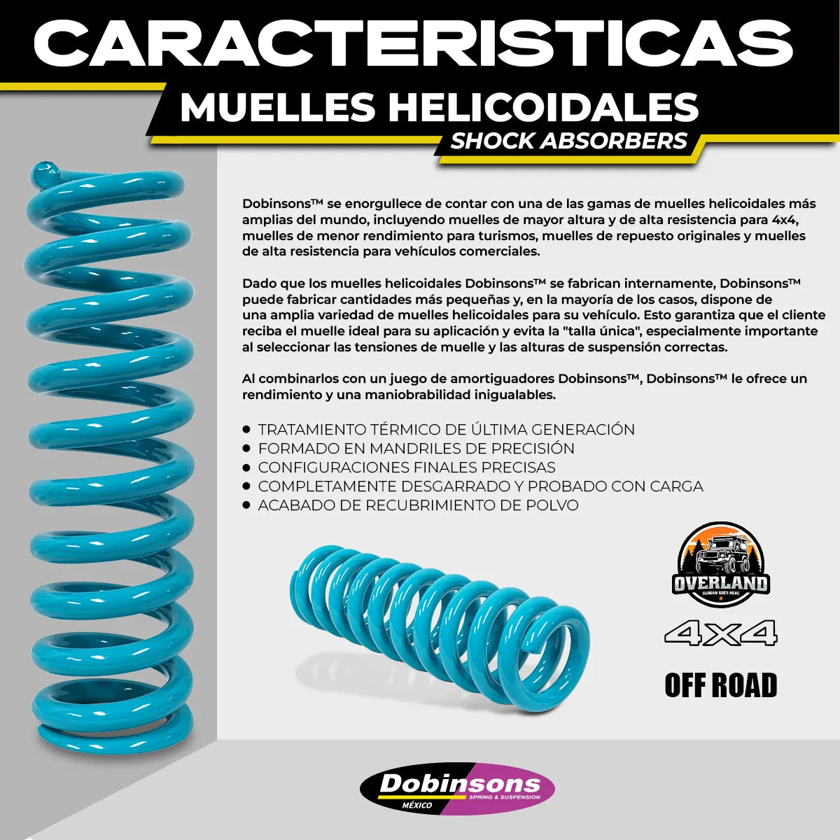 Par De Resortes Delanteros Dobinsons Para Landcrusier-hilux