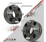 Espaciador Teix Gris 4x130 78.6mm 14x1.5 2 Ceja Vocho 80-03