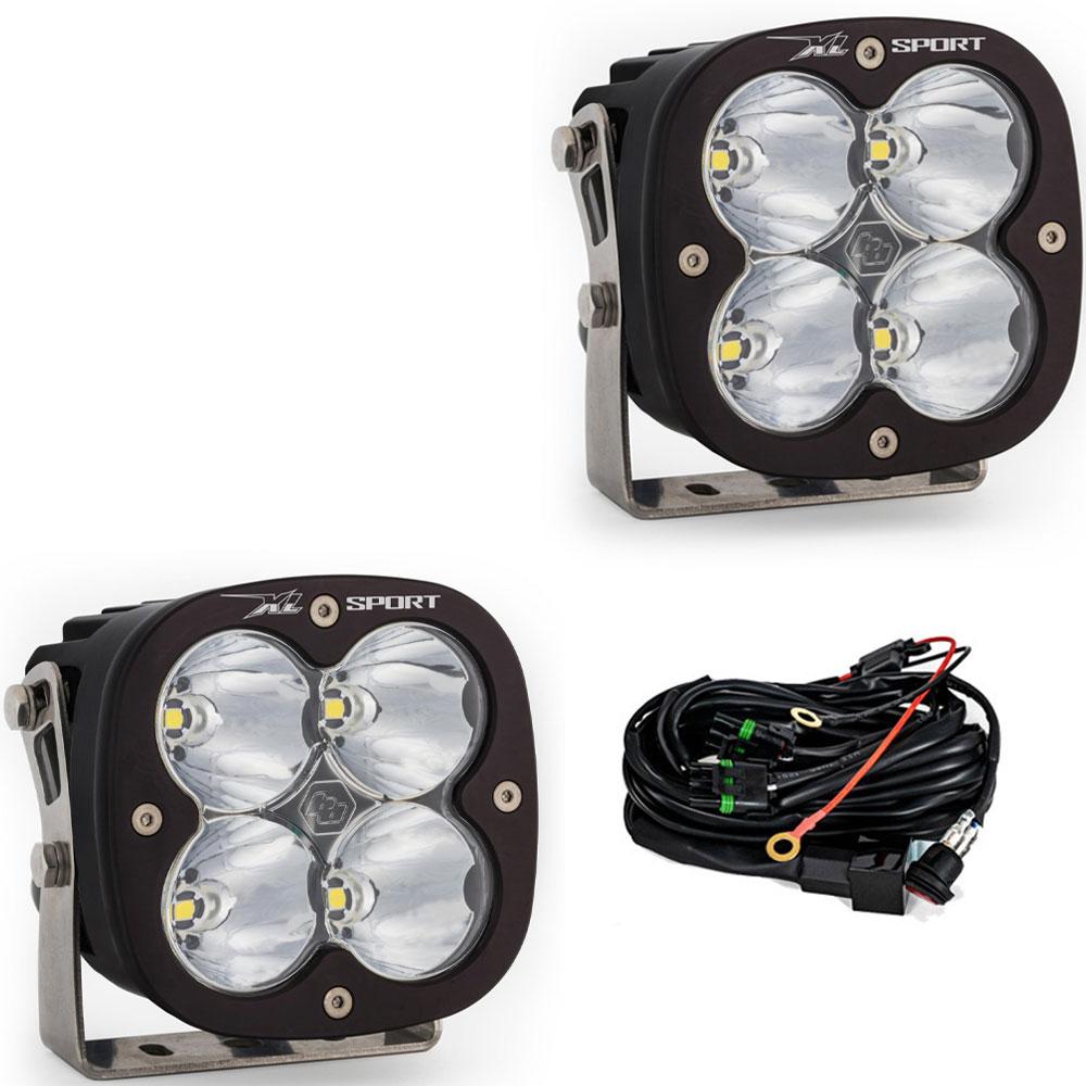 Par de luces auxiliares LED Luz clara XL Sport - Universal