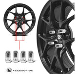 Birlos Tuercas 12x1.5 Cromadas 24pz
