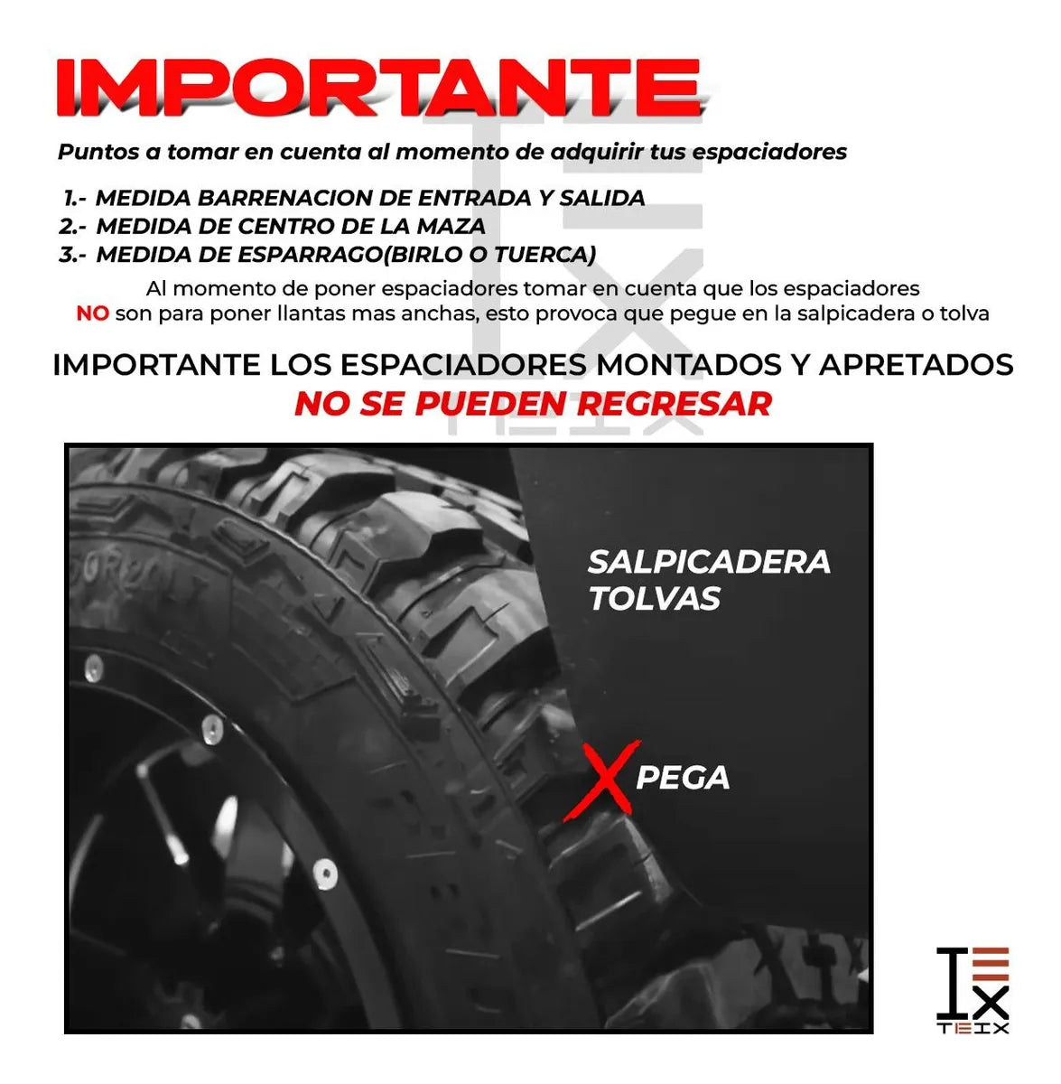 KIT ESPACIADORES De Rin 6x135 De 2PULG De Ancho PARA FORD LOBO 2004-2014 (CENTRADOR)