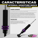 Amortiguador Dobinsons Monotubo Delantero Mitsubishi L200 24