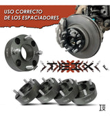 Espaciador Teix Gris 4x130 78.6mm 14x1.5 2 Ceja Vocho 80-03