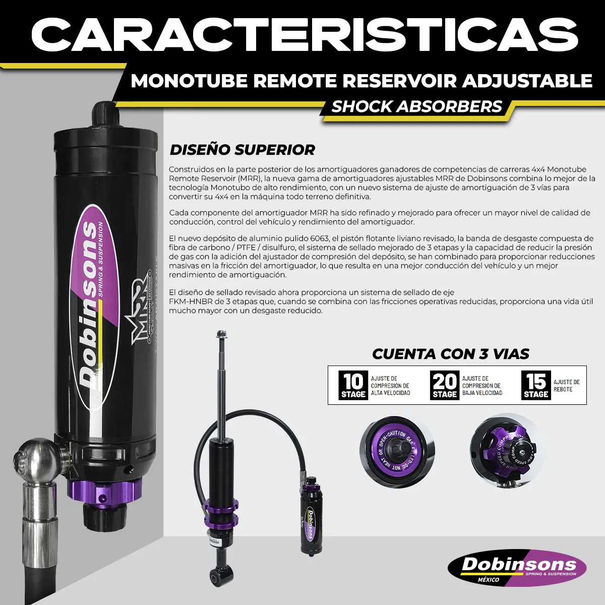 Amortiguador Delantero Dobinsons Mra Mitsubishi L200 2024+