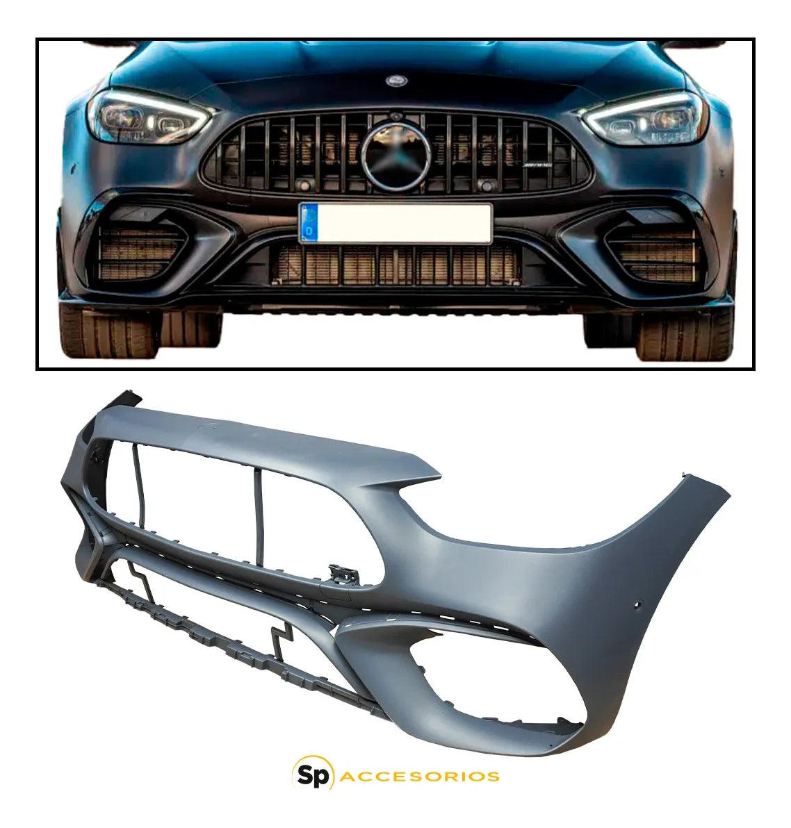 Body Kit Deportivo Para Amg 2021+ Tipo C Class Coupe A C63