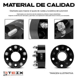 KIT ESPACIADORES 2"  5X139.7 LLANTA CB108 12X1.25