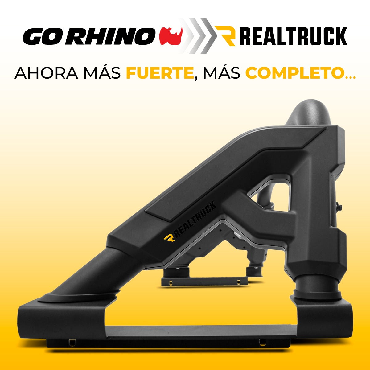 ROLL BAR GO RHINO GR NEGRO PARA PICK UP MID SIZES