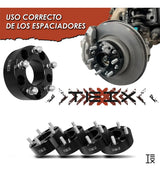 Kit Espaciadores Chevrolet C1500 1981-1999/ GMC SIERRA 1988-1998 C10 1981-1999 5bi 2 PuLG 5/127