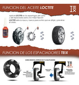 Espaciadores 1.25 De Rines Para Toyota Tacoma 2024-2025