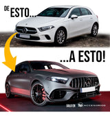 Body Kit Deportivo Benz Amg 19+ Tipo Class A Hatchback - A45