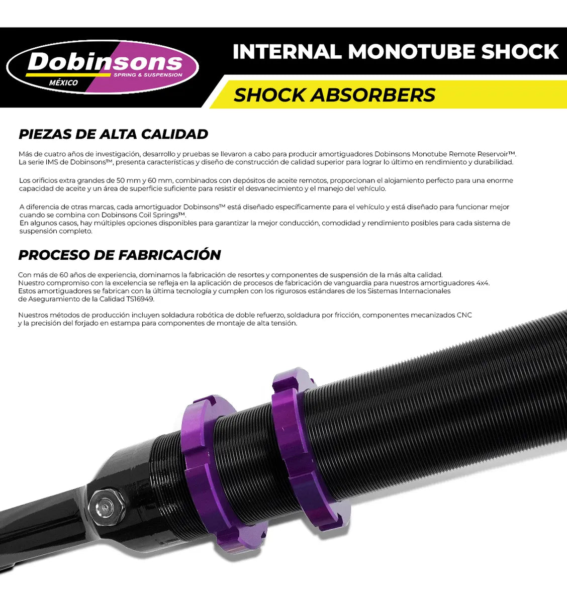 Amortiguador Delantero Ims Dobinsons 4runner 5ta Gen 2009+