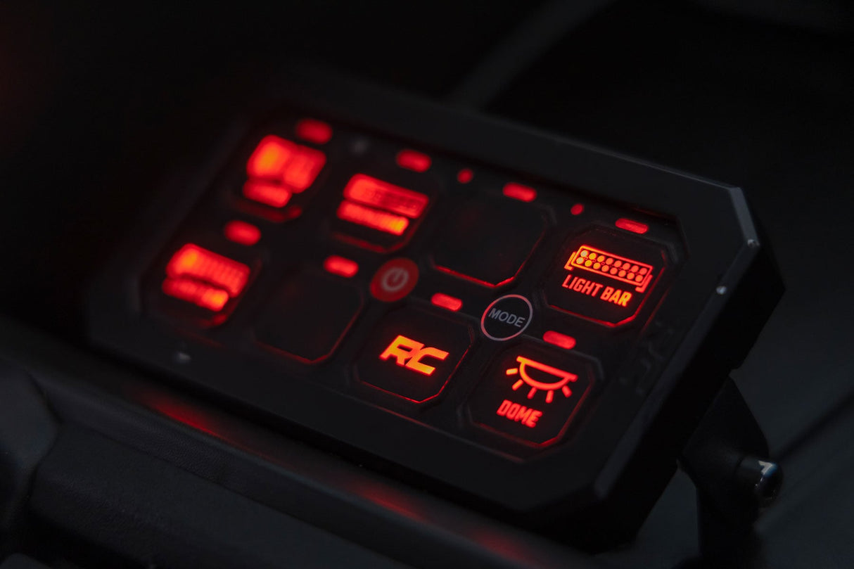 Panel Interruptores RC 8 Vías RGB Bluetooth Multifunción