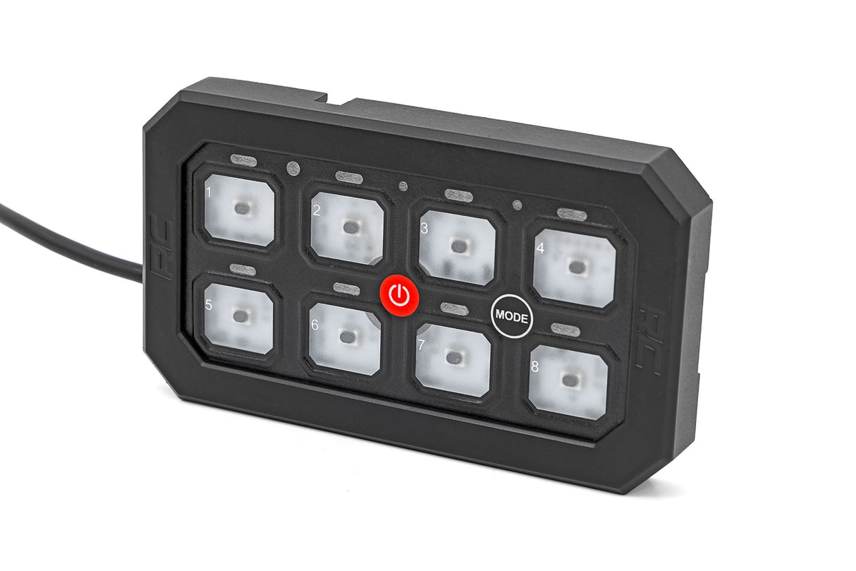 Panel Interruptores RC 8 Vías RGB Bluetooth Multifunción