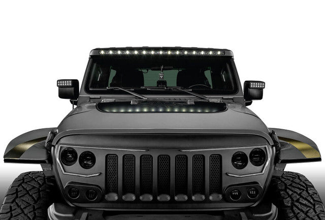 BARRA LUZ LED PARABRISAS ORACLE/ JEEP WRANGLER JL-GLADIADOR JT