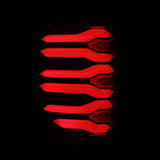 PAR DE LUCES TRASERAS LED ALPHAREX LUXX SERIES BLACK/RED PARA FORD F150 2009/2014