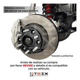 KIT ESPACIADORES 1.5" 5/114.3 LLANTA CB71.5MM 1/2"X20 RANGER 1984-2011, EXPLORER SPORT TRAC 2001-2010, WRANGLER TJ 1997-2006, NITRO 1990-2012, EXPLORER 1991-2010