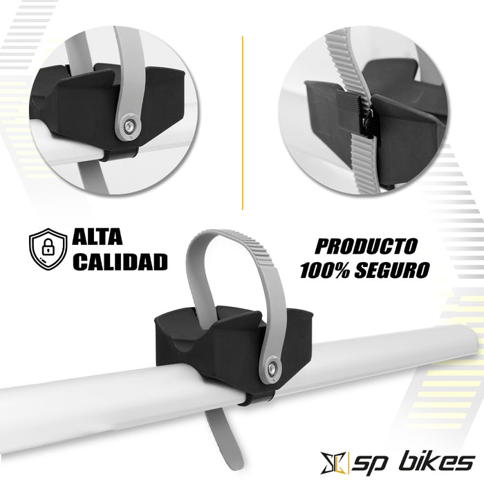 RACK PORTABICICLETA ALUMINIO PARA TECHO TECHO UNIVERSAL