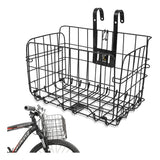 Canasta Para Bicicleta Acero Desmontable Grande Carga 10 Kg