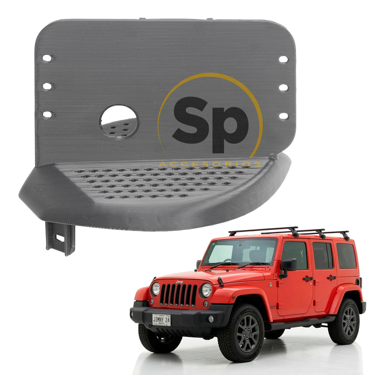 BASE BOTONERA PARA JEEP JK/SOLO PARA SISTEMA DE AUDIO ALPINE