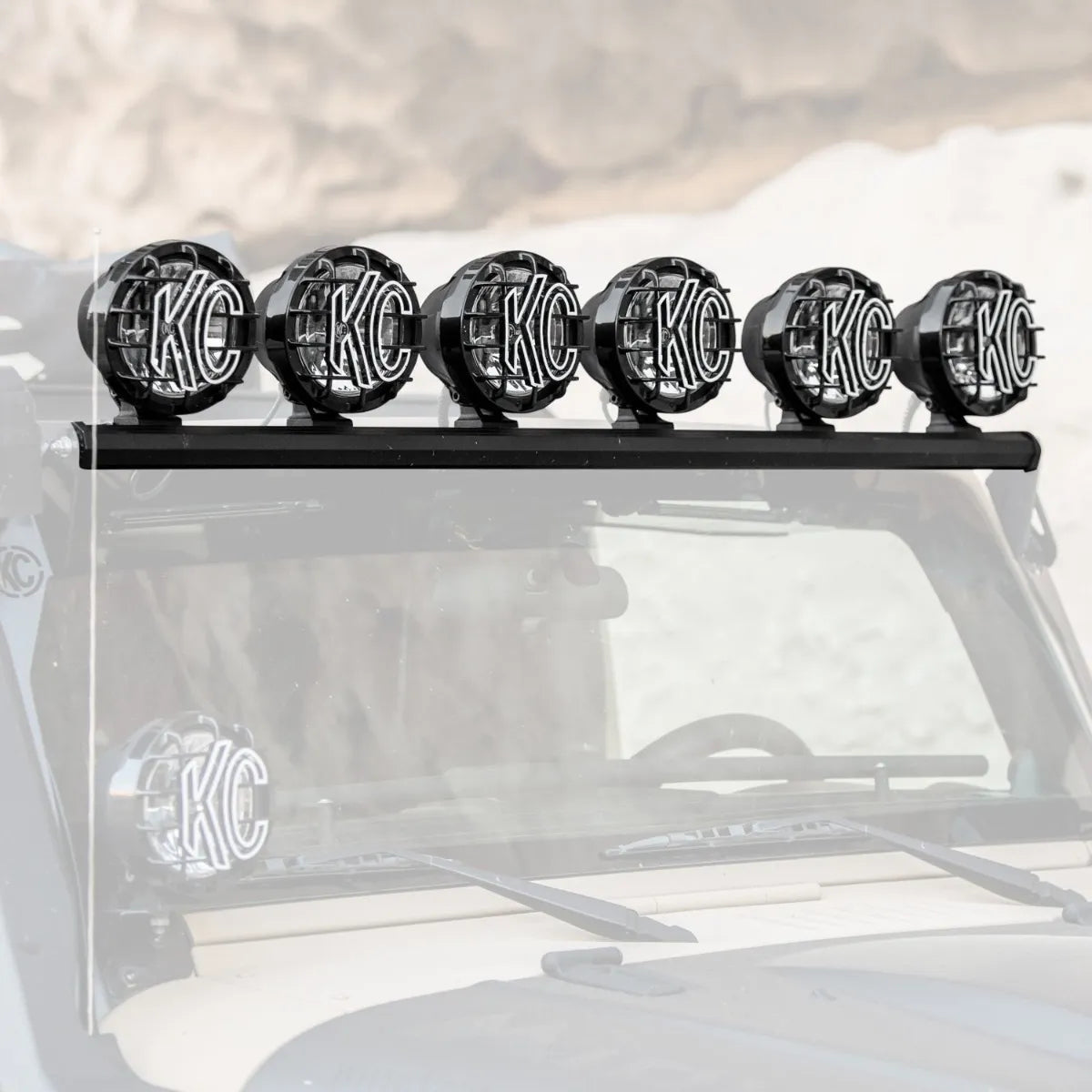 Faros Kc Hilites 6 Apollo Pro Halogen Rzr Jeep Tacoma Off R