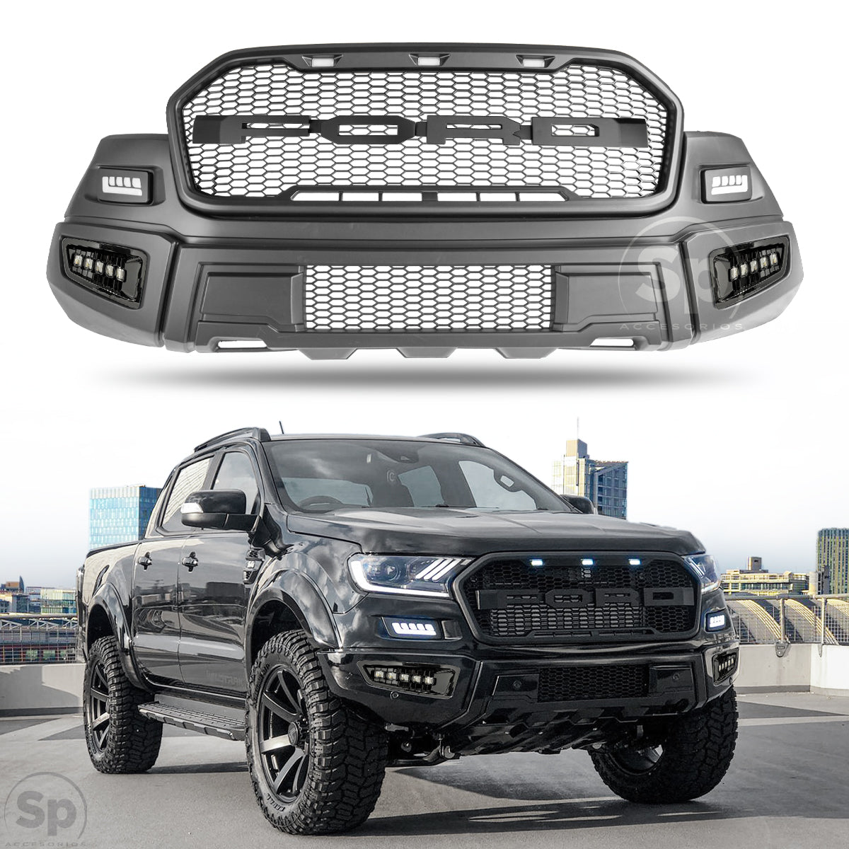 BODY KIT FRENTE RANGER RAPTOR PARA RANGER 2016 - 2021