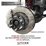 KIT ESPACIADORES 1.5" 5/120.65 CB 70.3MM 12X1.5