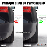 KIT ESPACIADORES 1" 5/115 LLANTA CB 71.6MM 14X1.5