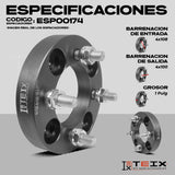 Espaciadores 4/108 4/100 1 Ford Fiesta