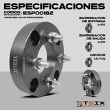 Adaptador Gris Vocho 4x130 A 4x100 Teix 4 Birlos