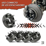 Espaciadores Teix Gris 6x130 74.6mm 14x1.5 Chevrolet S10 Max