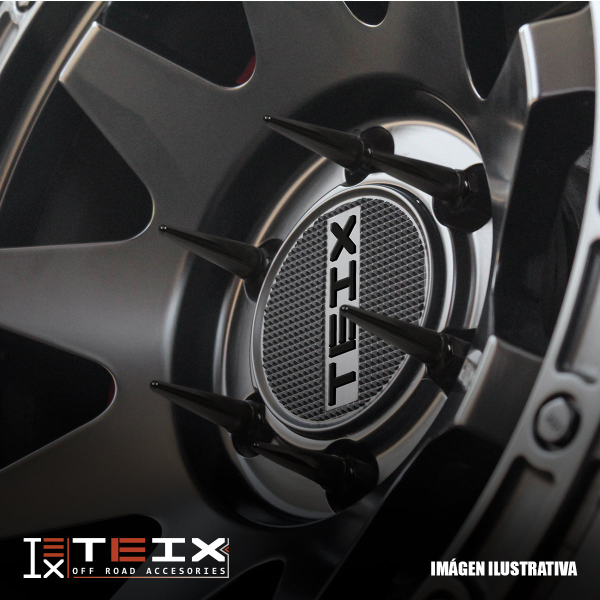 TUERCAS SPIKES TEIX 12X1.5 24PIEZAS