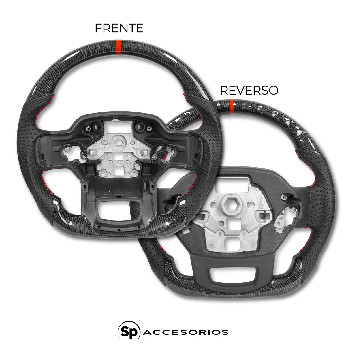 VOLANTE DE FIBRA DE CARBONO PARA FORD LOBO F-150 RAPTOR 2021+
