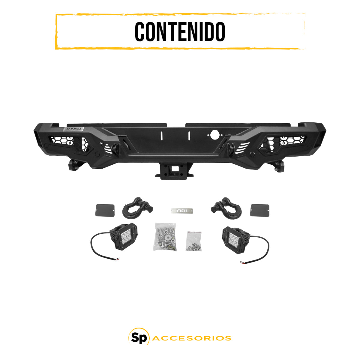 DEFENSA TRASERA TOYOTA HILUX