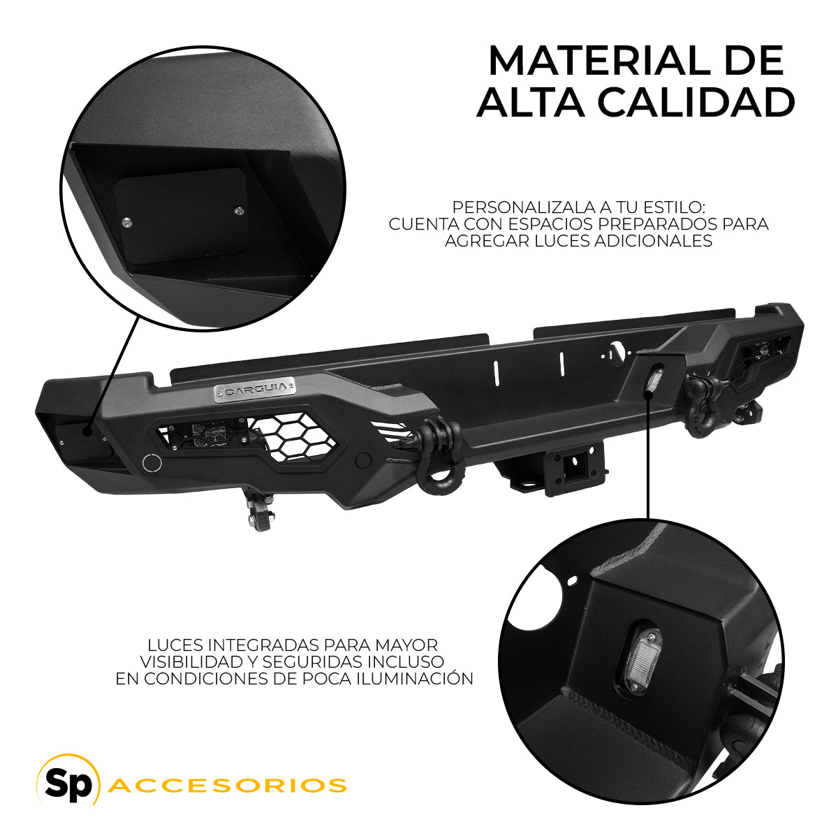 DEFENSA TRASERA TOYOTA HILUX