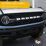 LETRAS LED BRONCO DE PARRILLA PARA FORD BRONCO 2019- 2024