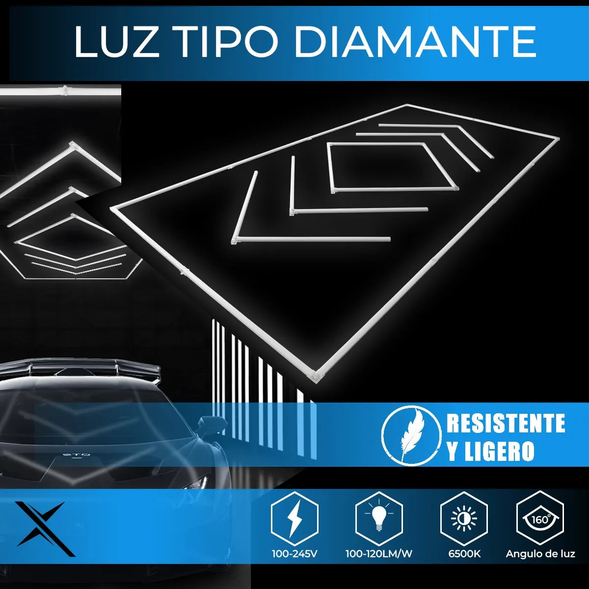 Lampara Para Techo De 480w 483.5x244.7cm BetterLife