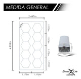 Luz Para Techo Hexagonal Industrial 656w 483.5x244.7cm
